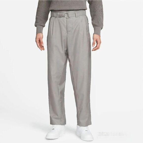Nike The ESC Worker Pants Wool Blend DN4100-012 Men's Small S Grey Made in Italy - Picture 1 of 11